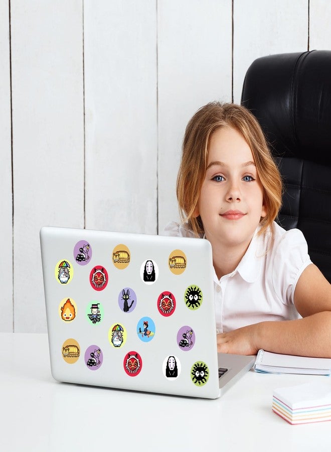 Pounchi Pixel Soot Sprite Dot Stickers (1000 Pcs inch) Cute Anime PVC Reward Sticker in 2 Rolls 10 Designs Gifts for Teacher School Supplies Laptop Water Bottle for Teens Kids - Image 4